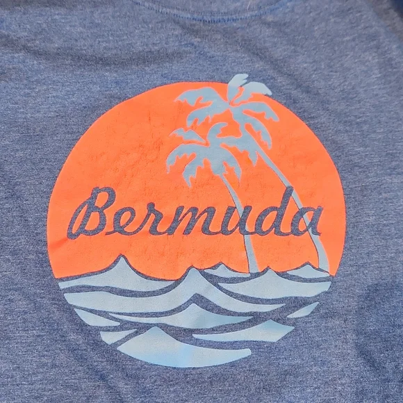 EUC Davison's Bermuda 100% cotton Men's sz XL Tshirt - Picture 2 of 4